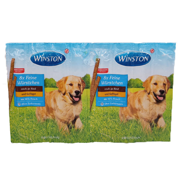 تشویقی مدادی سگ طعم مرغ و گوشت Winston